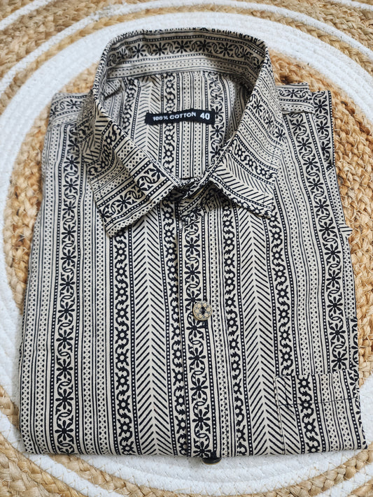 Men's Cotton half sleeve shirt