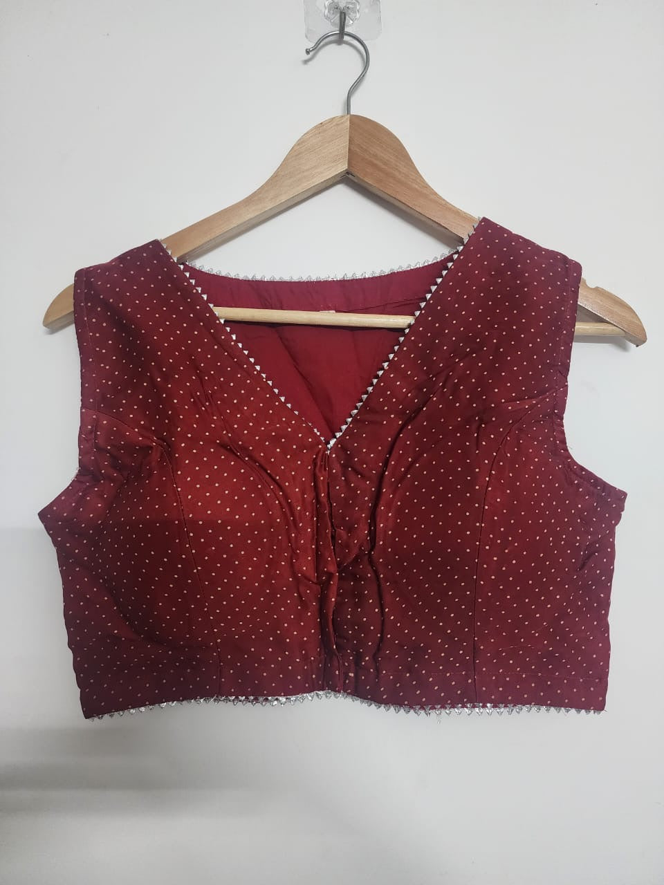 Ajrakh blouse (Red)