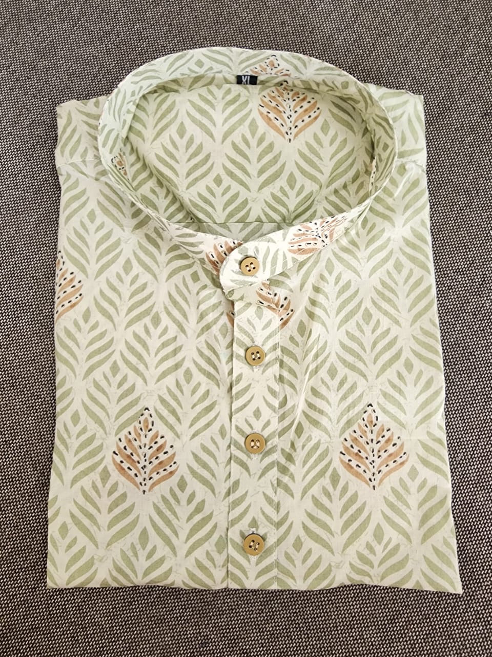 Men's Cotton Short Kurta