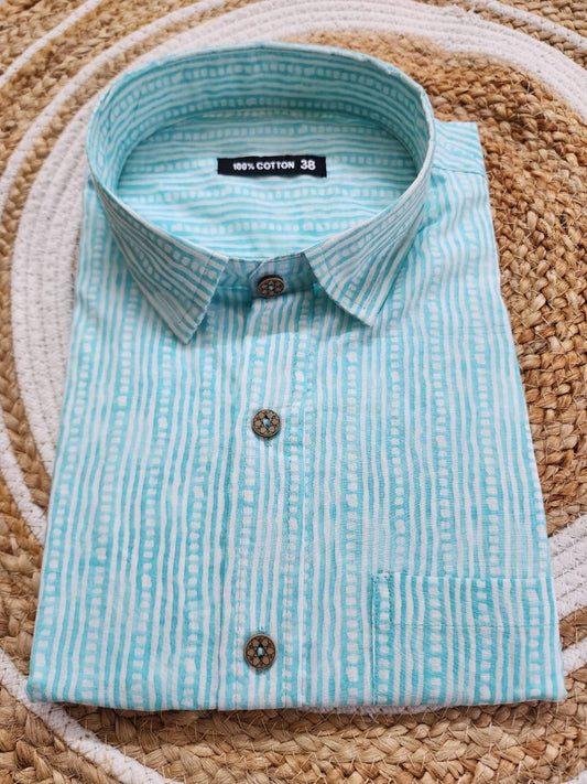 Cotton half sleeve shirt