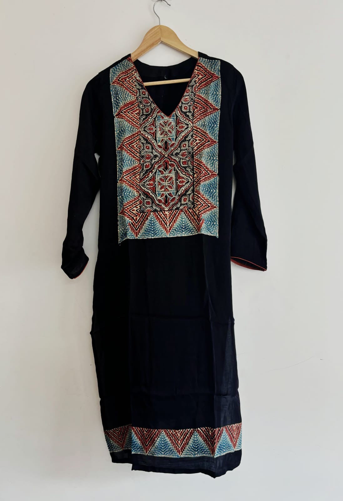 Ajrakh Modal suit (readymade)