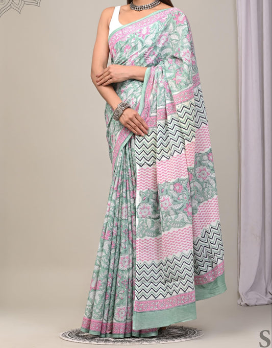 Cotton saree