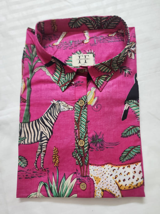 Ladies Shirt (Pink) - Junglee collection