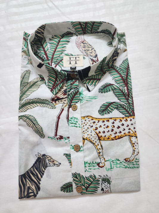 Ladies Shirt (White) - Junglee collection